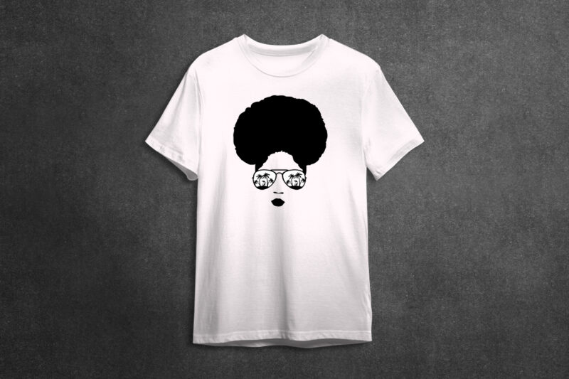 Black Girl Art Gift Idea For Afro Girls Diy Crafts Svg Files For Cricut, Silhouette Sublimation Files