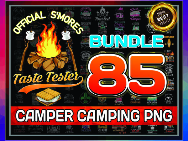 1a 85 camper camping design bundle png, camper png, camp png, graphic, clip art, instant digital download, adventure png 927700973