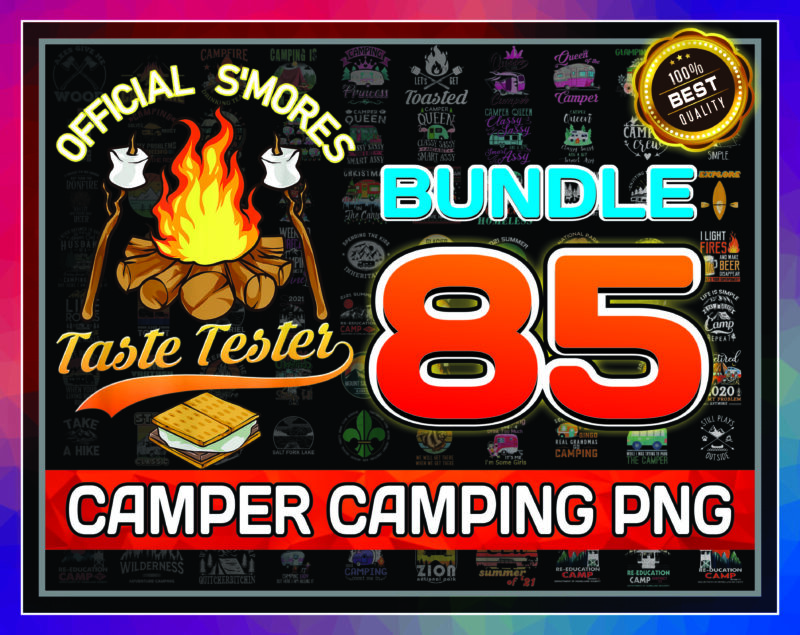 85 Camper Camping Design Bundle PNG, Camper Png, Camp png, Graphic, Clip Art, Instant Digital Download, Adventure png 927700973