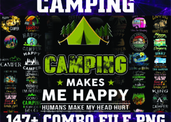1 Combo 147+ Camping Png, I Hate People Bigfoot Camping png, Mountain png, Nature png, Combo Png, Png Printable,Digital Print Design, Png File 928836400