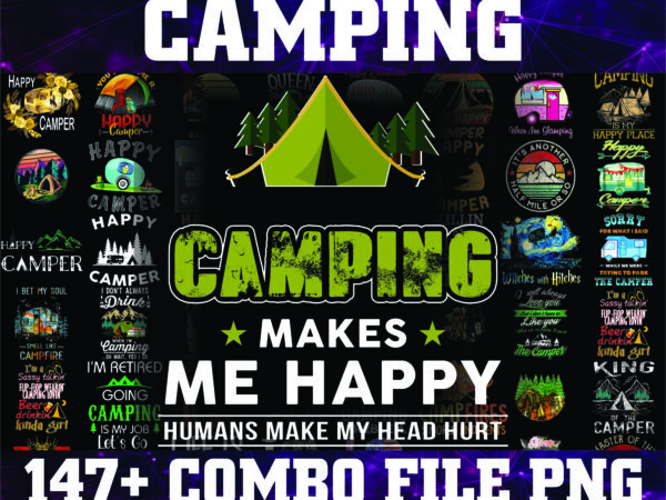 1 combo 147+ camping png, i hate people bigfoot camping png, mountain png, nature png, combo png, png printable,digital print design, png file 928836400