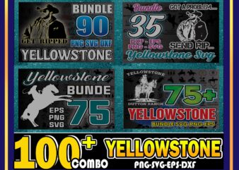 1 Combo 100+ Yellowstone SVG Bundle, Beth Dutton Svg, Tv Shows Svg, Yellowstone svg png dxf, Cricut File, Clip Art, Digital Download CB1019134239