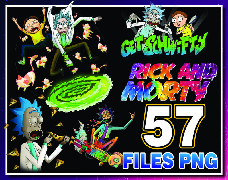 Rick and Morty png Bundle , Rick and Morty, R n M, Design Digital, Cartoon Portraits, Digital Downloads 1002763083