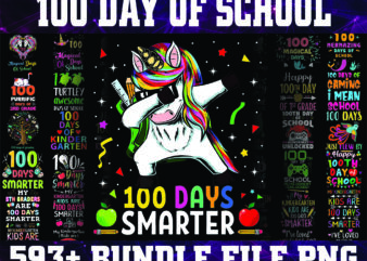 1a 593+ Designs 100 Day of school PNG Bundle, Happy 100 Days Of School Png, 100Th Day Of School, Digital Download 1003441010