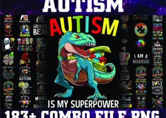1 Bundle 183+ Autism PNG, Autism Rainbow PNG, Autism Awareness, Autism Heart, Peace Love autism, Autism Gift, Puzzle Ribbon, Digital Download 936897611
