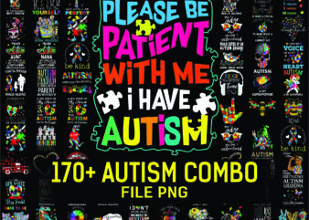 1 Bundle 170+ Autism PNG, Autism Rainbow PNG, Peace Love autism, Autism Gift, Autism Awareness, Autism Heart, Puzzle Ribbon, Digital Download 936897611