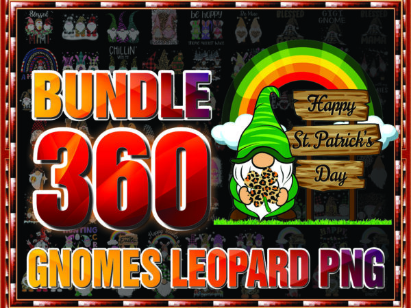 1 combo 360 gnomes leopard png, bundle png, leopard png, gnome png, whimsical design, nordic gnomes, sublimation gnomes, designs downloads 1003738090