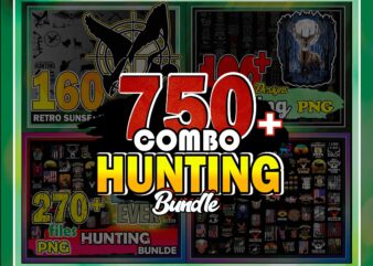 1 Combo 750+ Hunting Bundle, Retro Sunset Hunting Fishing SVG, Hunting Sayings Png, Deer Hunt Flag, Deer Hunter Png, Digital Download CB1005243973