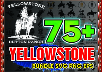 1 Bunde 75+ Yellowstone svg, Yellowstone SVG, PNG, DXF, Yellowstone svg cut fies, Yellowstone Cipart, MusicArtStore Digital Download 1019134239