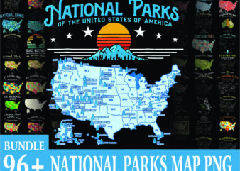 1a 96+ Designs National Parks Map Png, National Park Gift, USA Travel Map, National Parks Map,National Park Travel, Instant Download 1005405006