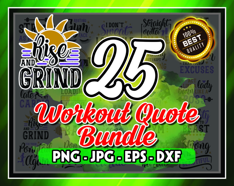 25 Workout Quote Bundle Svg, Workout Quotes svg, Motivational Gym Quotes, Motivational Quote Vinyl, Funny Gym Saying Instant Download 1022226211