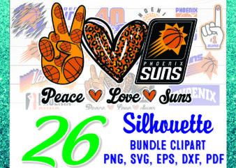 1 Bundle 26 Peace Love Sun Clipart, Silhouette, Svg, Png, Phoenix Sun Png, Football Suns, We are Phx Svg, Eps, Dxf, Pdf files, Digital Design 1023623828