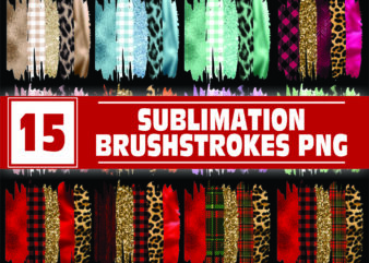 1a 15 Designs Sublimate Brushstroke PNG Bundle, Sublimation designs downloads, Brushstrokes sublimation designs bundle, Instant Download 966550229