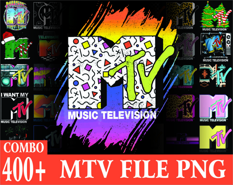 MTV PNG Bundle, Mtv spring, Mtv Old School , Mtv logo set , mtv leopard, Mtv Old School , Mtv logo set, Digital Download 1008421216