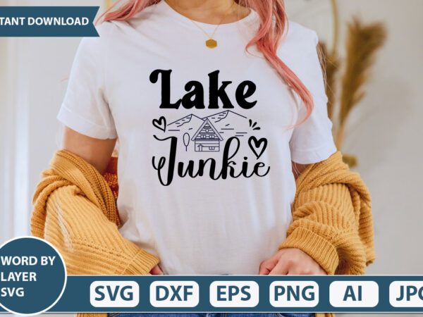 Lake junkie svg vector design