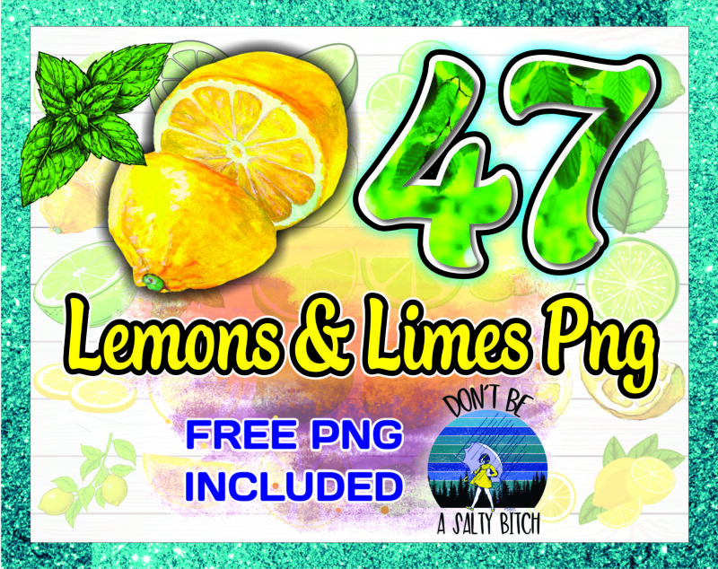 Bundle 47 Lemons & Limes Png Designs, Yellow Lemon, Green Lemon png, Summer Drinks png, Lemon Clipart, Bundle Plus 1 Free png File Digital 1034132233