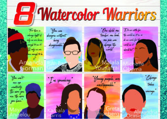 1 Watercolor Warriors, Empowered Women Classroom Posters, Pastel, Rainbow, Social Justices, Changemakers, World Changers, School, Office 1037107301