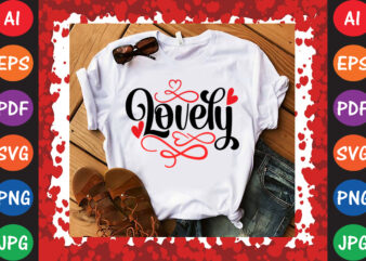 Lovely Valentine’s Day T-shirt And SVG Design