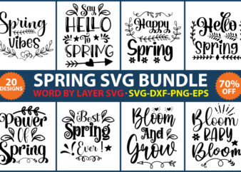 Spring SVG Bundle vol.5