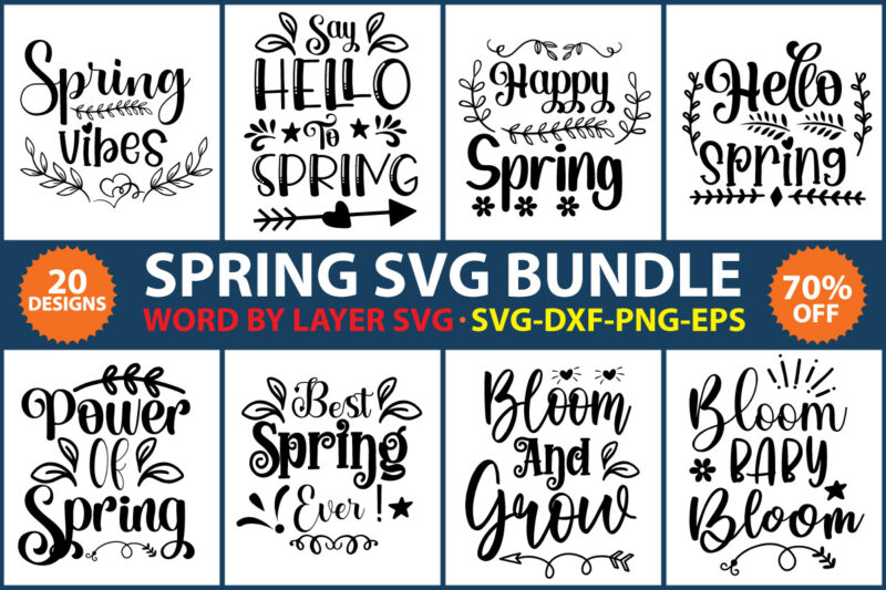 Spring SVG Bundle vol.5