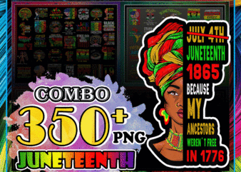 1 Combo 350+ Juneteenth PNG Bundle, Black Lives Matter png, Black History png, Black Flag Pride png, Black Queen png, Digital Download CB1005097640