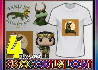 1 CROCODILE LOKI Bundle, Loki crocodile Sticker, Loki crocodile T-shirt, Marvel Sweatshirt, Loki 2021, Designs Download 1051798299