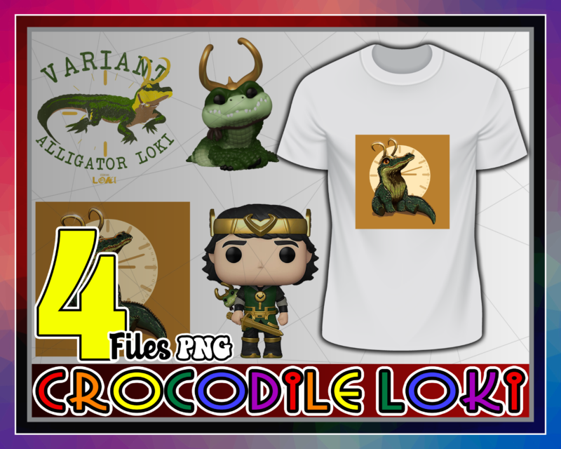 CROCODILE LOKI Bundle, Loki crocodile Sticker, Loki crocodile T-shirt, Marvel Sweatshirt, Loki 2021, Designs Download 1051798299