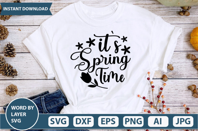 Spring Svg Bundle, Farmhouse Svg, Hello Spring Svg, Welcome Spring Svg, Spring Sayings Svg, Spring Png, Cut Files,Spring cut file bundle, Layered svg file-Spring t-shirt design