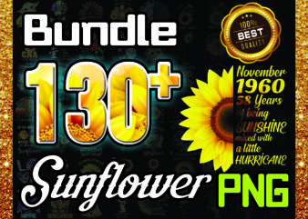 1a 130+ Png Sunflower Bundle, Sunflower Design For Sublimation Print Png, Sunflower Images, Digital PNG, Commercial Use, Instant Download 1000395506
