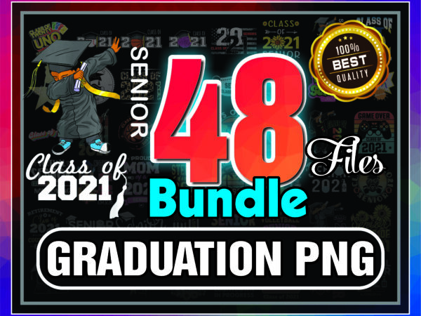 1a 48+ graduation png bundle, high school, school png, class of 2021 pang, graduation, sublimation design, png designs, digital download, 1009653511