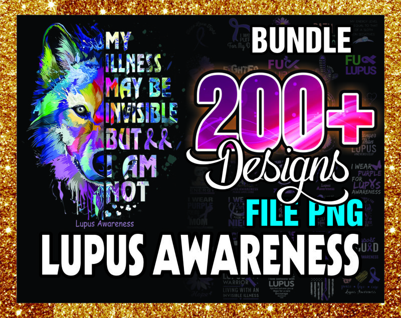 200+ Lupus Awareness Png, Support Squad Lupus Awareness, Warrior lupus awareness Png, In May We Wear Purple Sublimation, Digital Download 1010229867