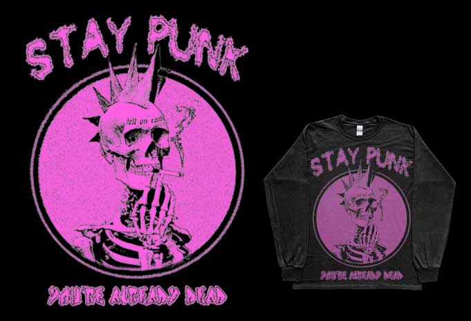 Alternative grunge goth punk gothic streetwear aesthetic tshirt design artwork png