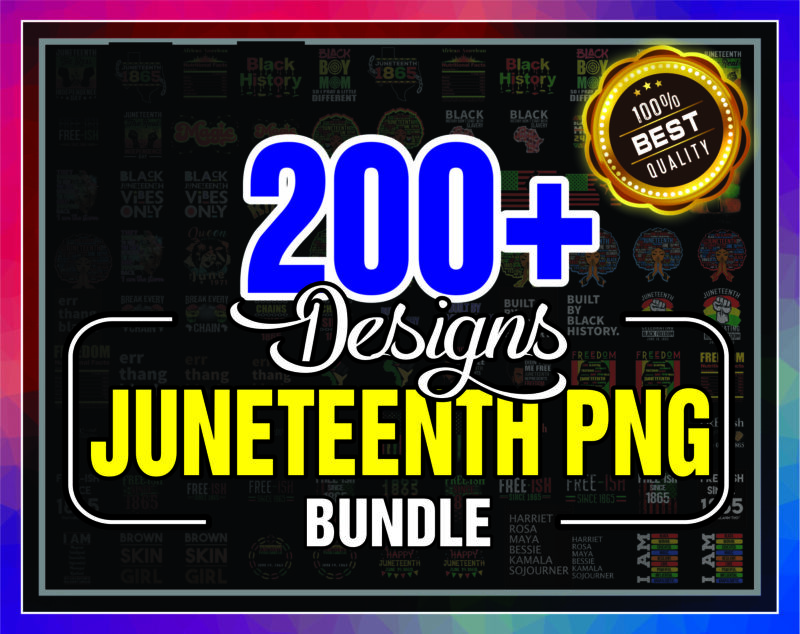 Bundle 200+ Juneteenth PNG, Juneteenth Black Americans 1865 png, Black History png, Black Flag Pride Png, Freedom Justice, Digital Download 1022400463