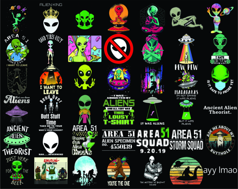 Alien PNG Bundle, Alien Png, UFO Png, Area 51 png, Area 51 storm t shirt design,Alien Ufo, Flying Saucer, Alien Digital, Digital Download 1008416318