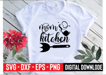mom`s kitchen t shirt designs for sale