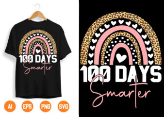 100 Days Smarter PNG AI EPS SVG