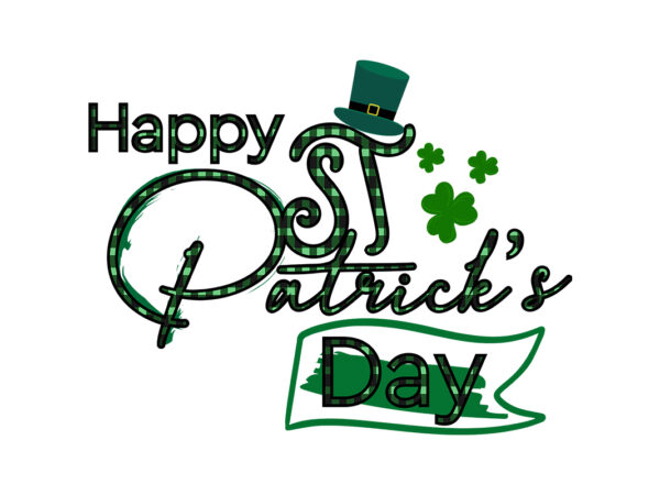 St. patrick’s day typography design