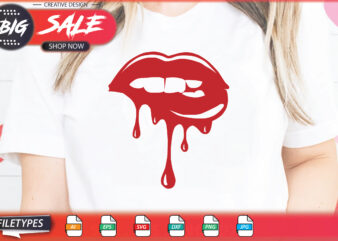 Lips Sublimation Svg