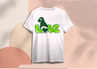 St. Patrick’s Day Gnome Love Gift Diy Crafts Svg Files For Cricut, Silhouette Sublimation Files t shirt template vector