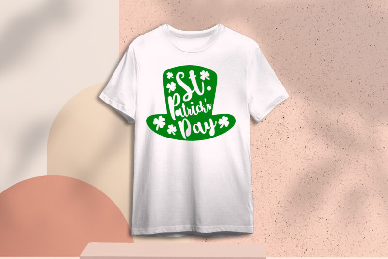 St Patricks Day Images Hat Three Leaf Clover Green Diy Crafts Svg Files For Cricut, Silhouette Sublimation Files