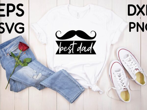 Best dad t-shirt design