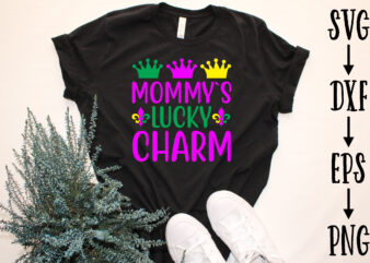 mommy`s lucky charm t shirt designs for sale