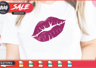 Lips Sublimation Svg