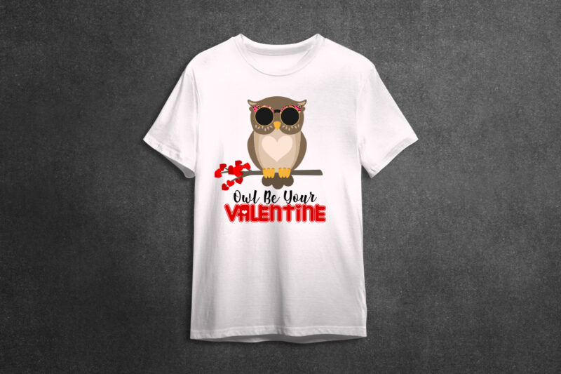 Love Day Owl Be Your Valentine Diy Crafts Svg Files For Cricut, Silhouette Sublimation Files