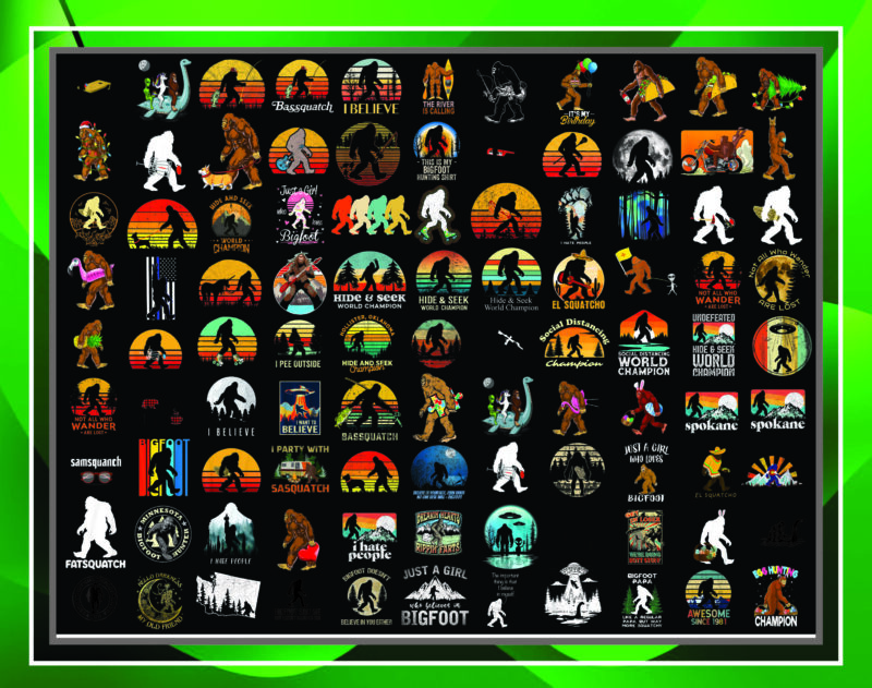 300+ Bigfoot PNG Bundle, Bigfoot PNG, Yeti PNG, Bigfoot Sayings, Mama Bear PNg, Bigfoot Sunset PNg, Believe in Bigfoot, Digital Submilation 929443169