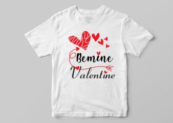 Be Mine Valentine Silhouette SVG Gift Diy Crafts Svg Files For Cricut, Silhouette Sublimation Files