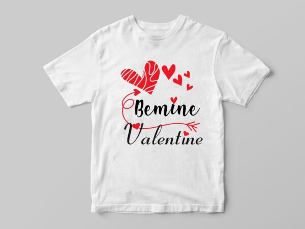 Be mine valentine silhouette svg gift diy crafts svg files for cricut, silhouette sublimation files t shirt template
