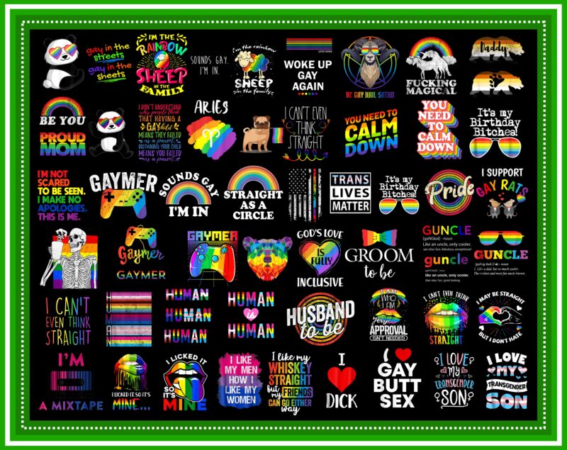 100 PNG Png Design LGBT, Gay, Bisexual Pride, LGBT, GaY, Bisexual Pride With Love, Rainbow, We are All Human Design For Print 982931352