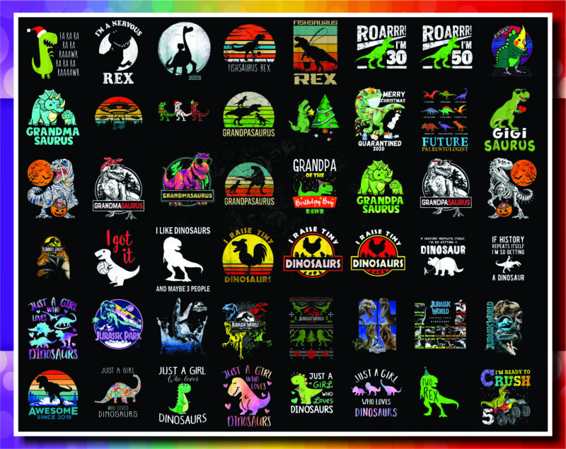 Bundle 162 Designs Dinosaur png, Mamasaurus Png, Baby Dinosaur, Dinosaur Birthday, Santa T-Rex, Christmas T-Rex PNG Combo, Instant download 927241051