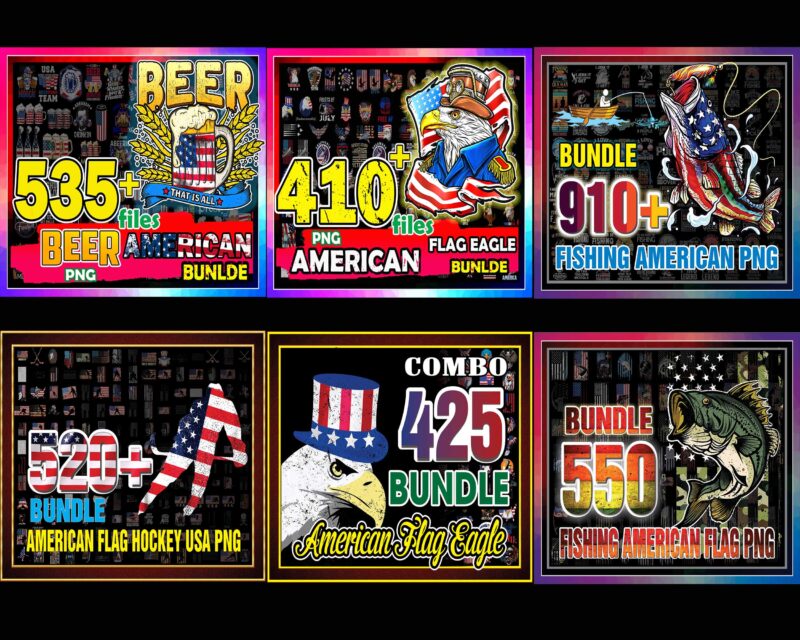 Combo 2900+ American PNG Bundle, American Flag Hockey USA png, Beer American flag, Fishing American Flag Vintage, 4th of July PNG, Fathers Day CB1007227130